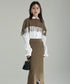 Fringe Knit Cape & Skirt Co-ord